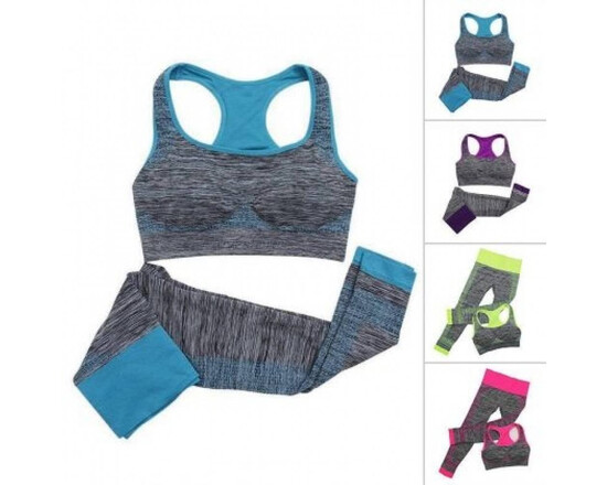 Set costum 2 piese pentru fitness, yoga