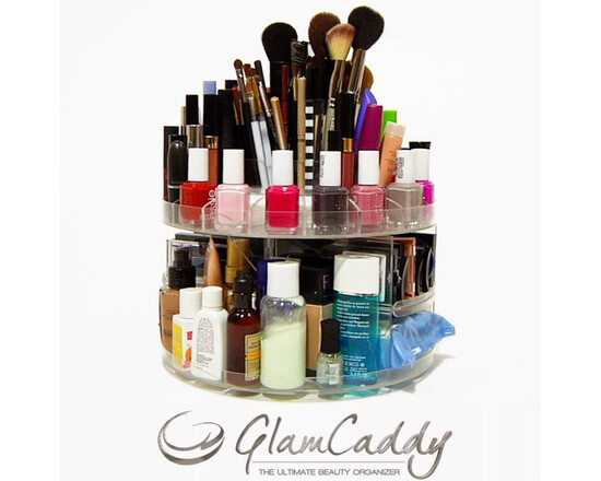 Organizator rotativ pentru cosmetice